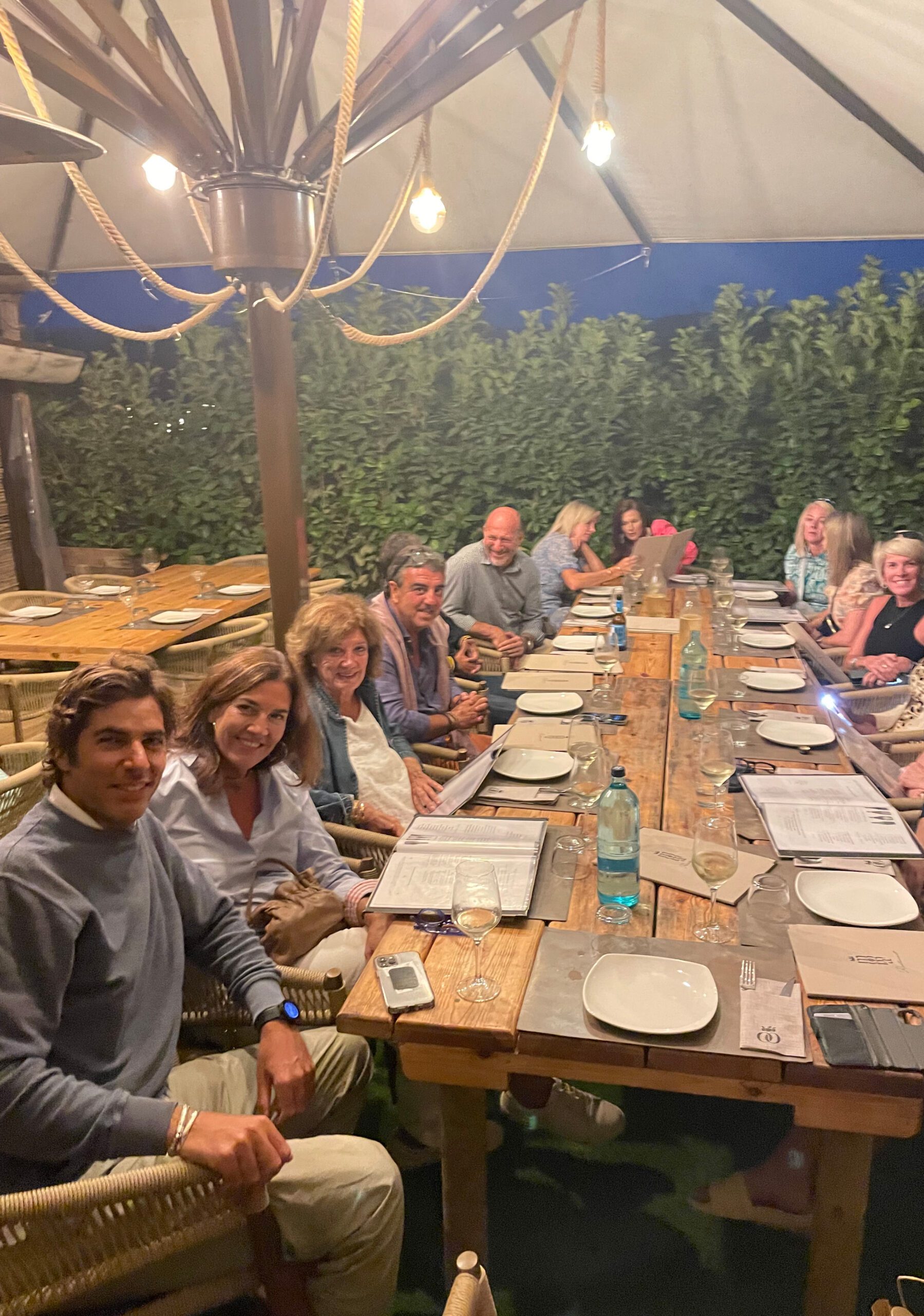 Small group travelers exploring local culture